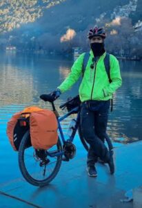 All-India cycle touring vlogger