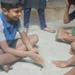 Kids playing games in remote places away from Bangalore