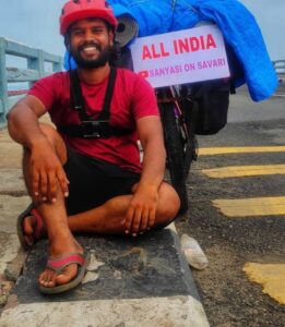 All-India cycle touring vloggers