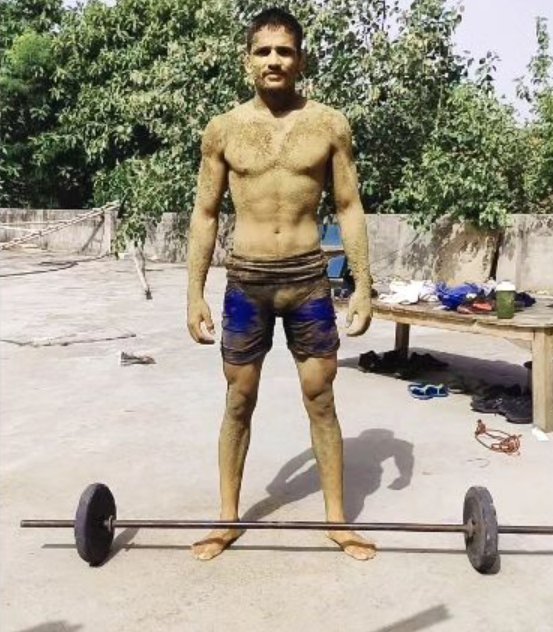 Wrestler from small village in India